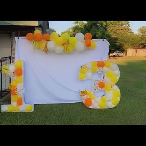 Giant 3 ft mosaic letters/numbers